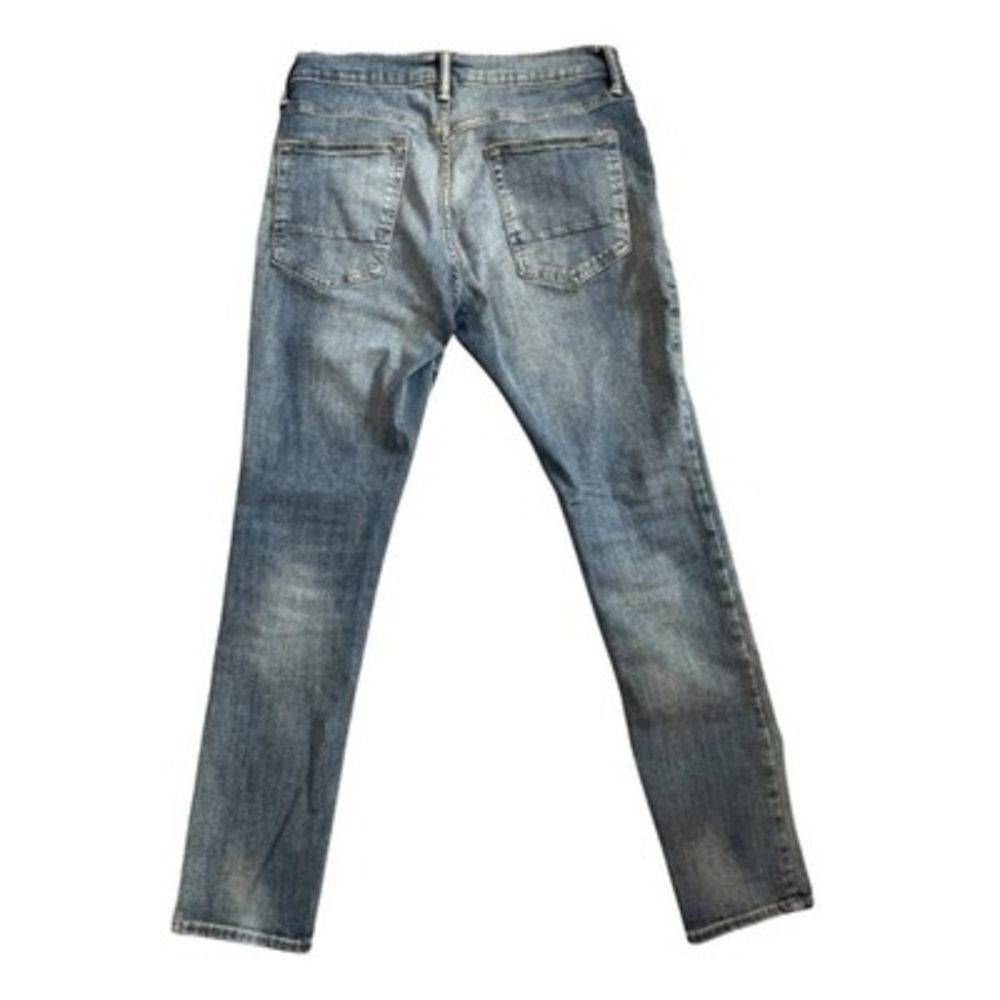 Arizona Jean Co Flex Slim Straight Medium Wash Blue Denim Jeans Sz 32x30 34W VG - Picture 5 of 7